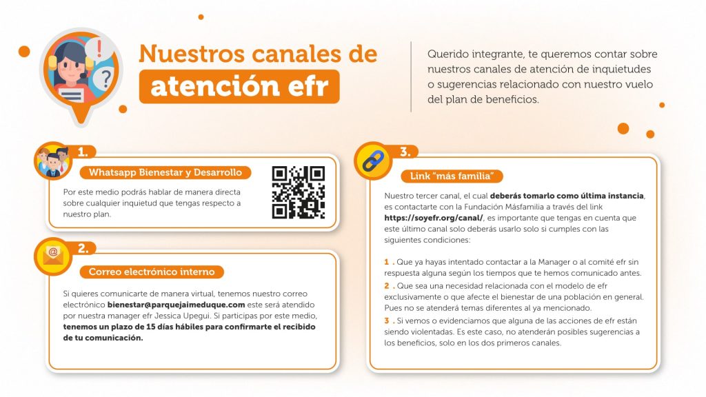 canales de atencion efr