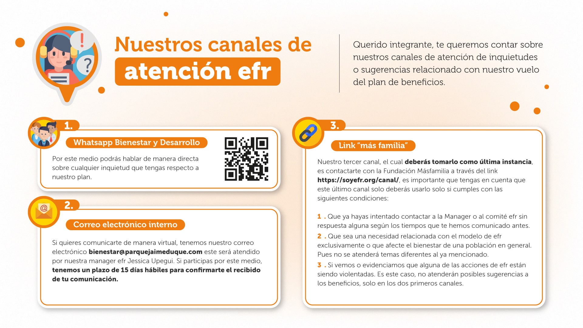 canales de atencion efr