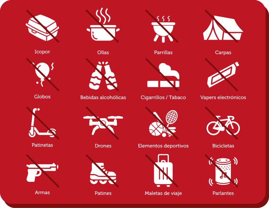 elementos prohibidos