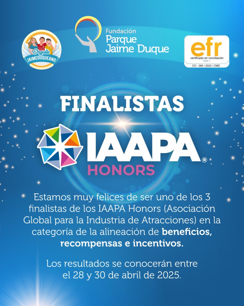 Post informativo finalistas IAAPA Honors