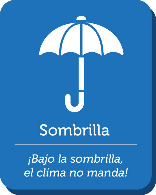 recomendaciones de visita, traer sombrilla o impermeable