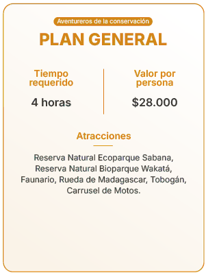 plan general pasaporte aventureros de la conservacion