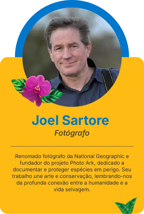 Cartões de palestrante da ALPZAJoel Sartore