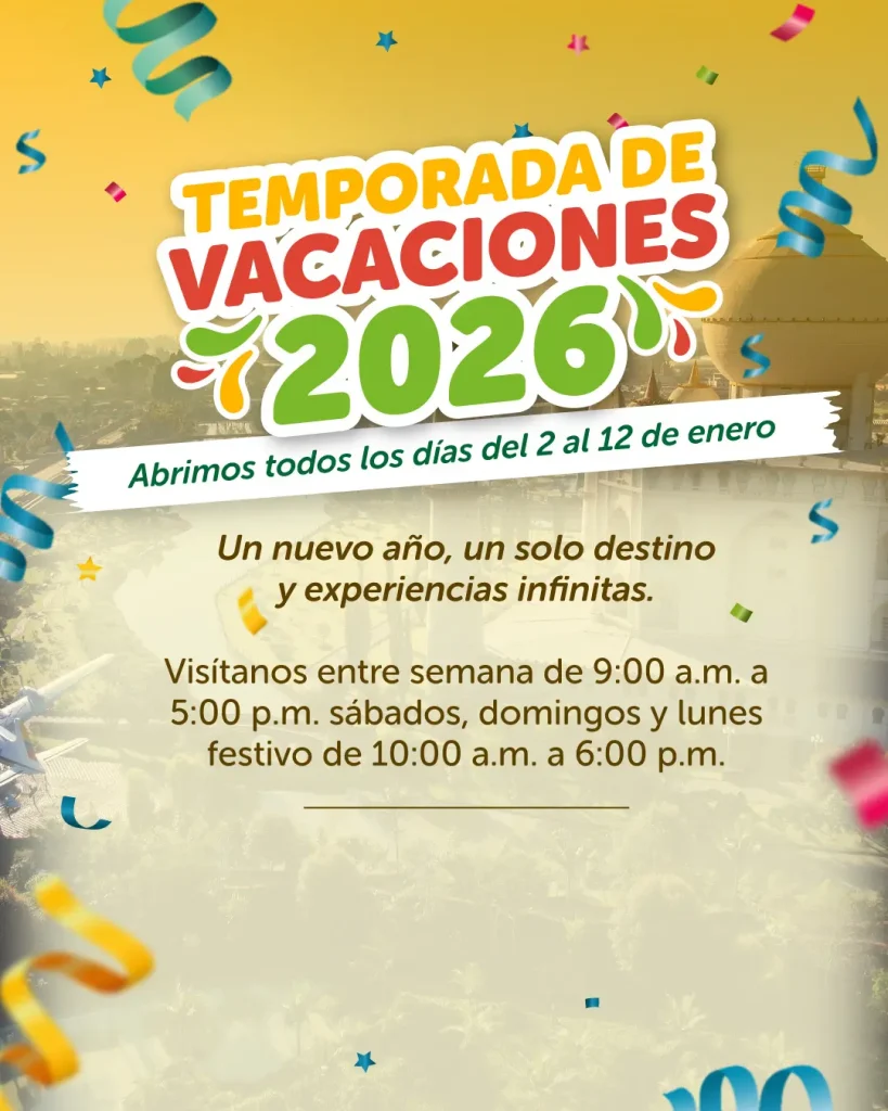 Popuo, Fundación Parque Jaime Duque abre todos los días del 2 al 12 de enero de 2026