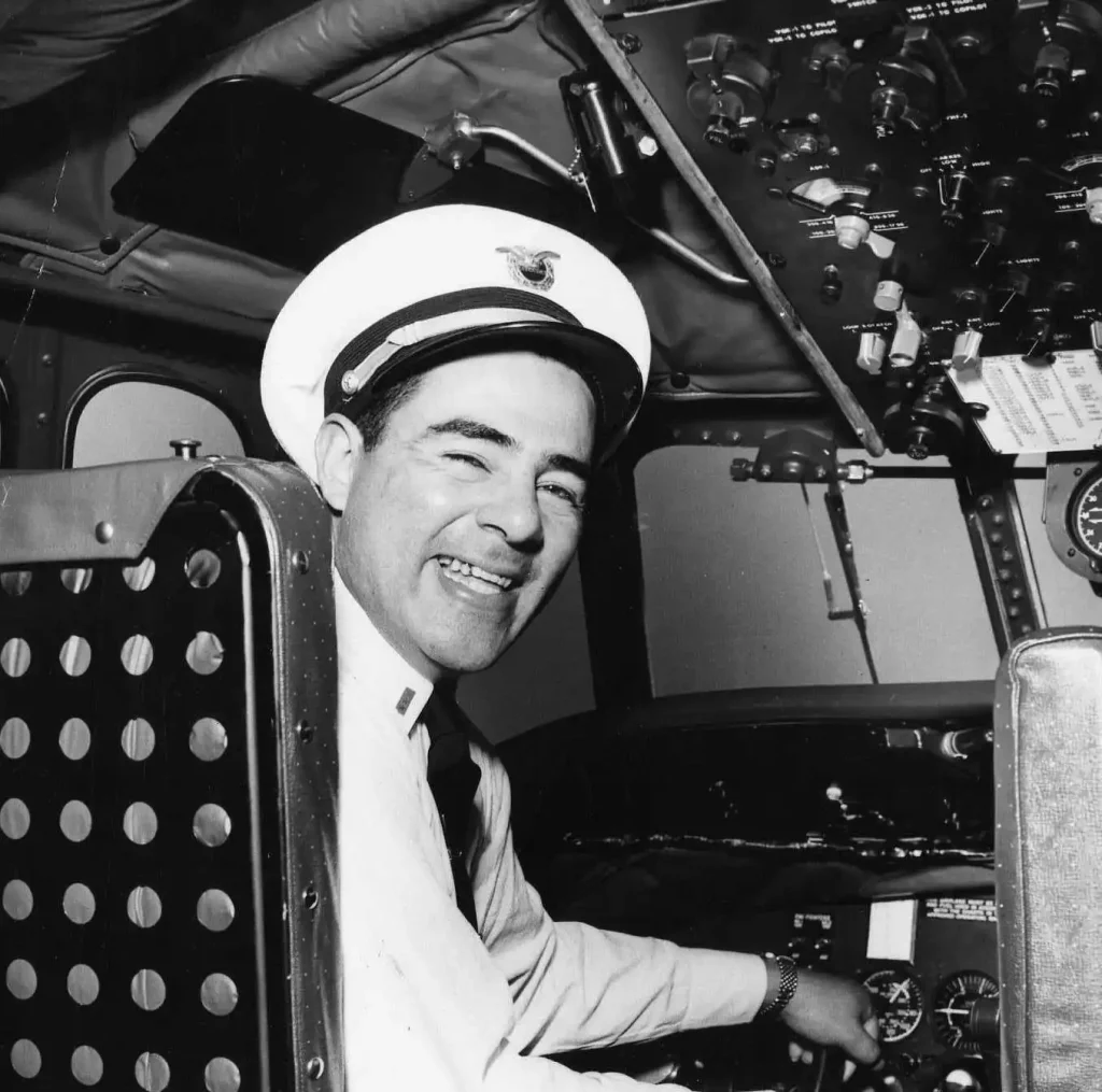 Foto de Jaime Duque Grisales como piloto