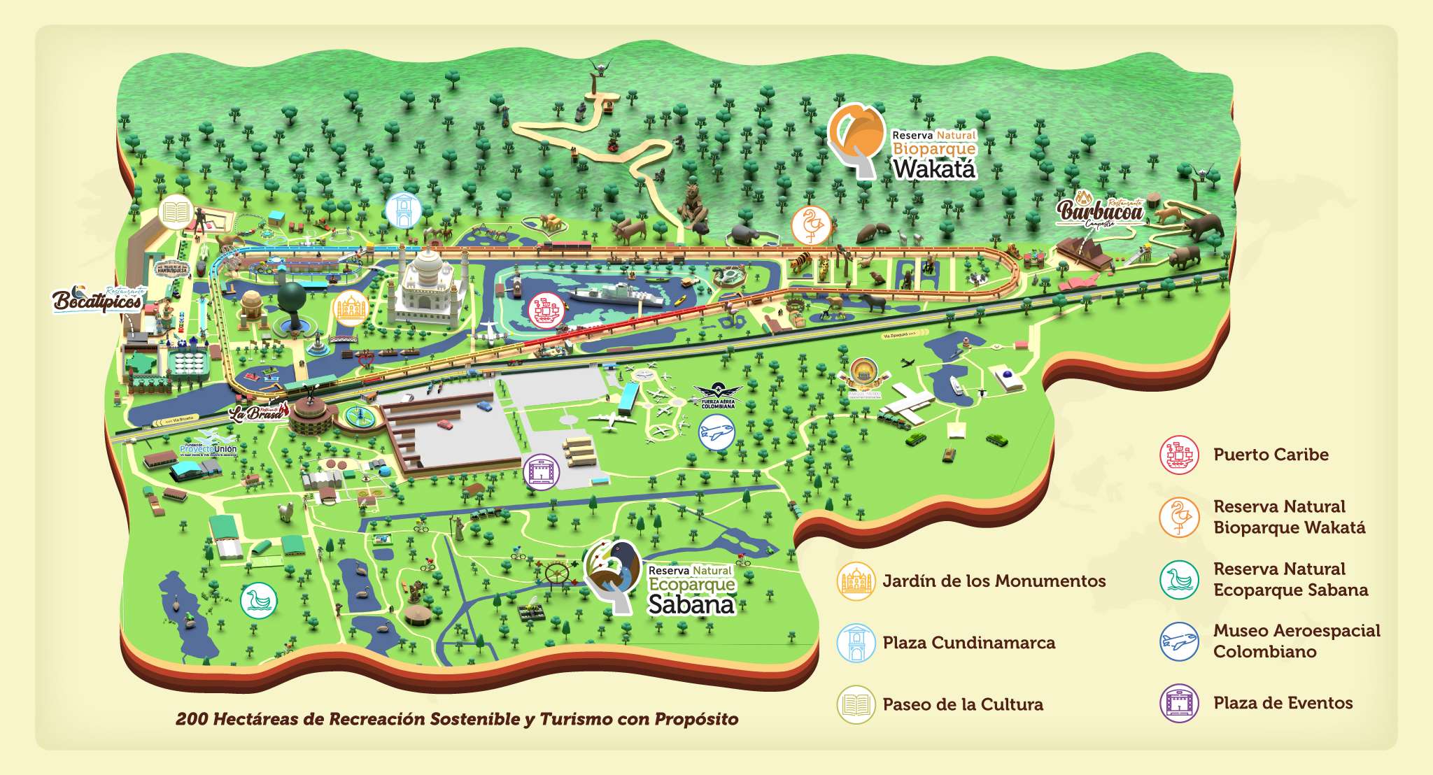 Mapa Web Fundación Parque Jaime Duque 2026