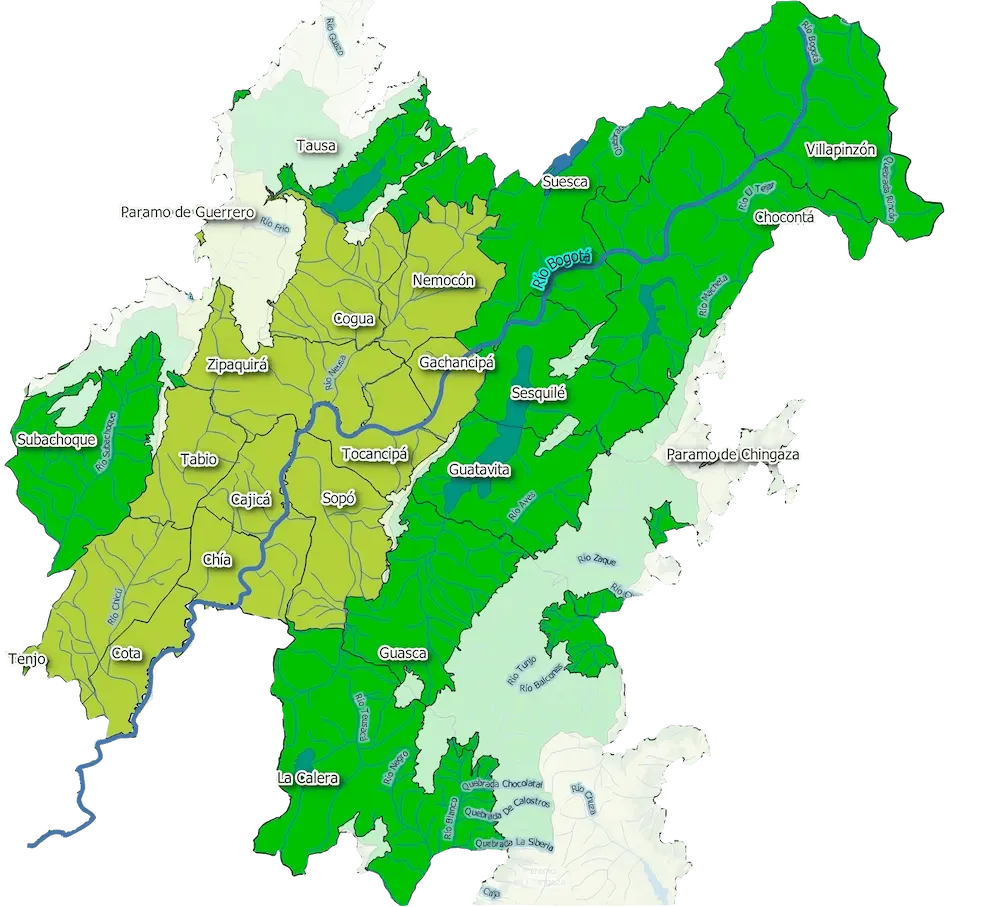 municipios de influencia del programa arboles para mi pais
