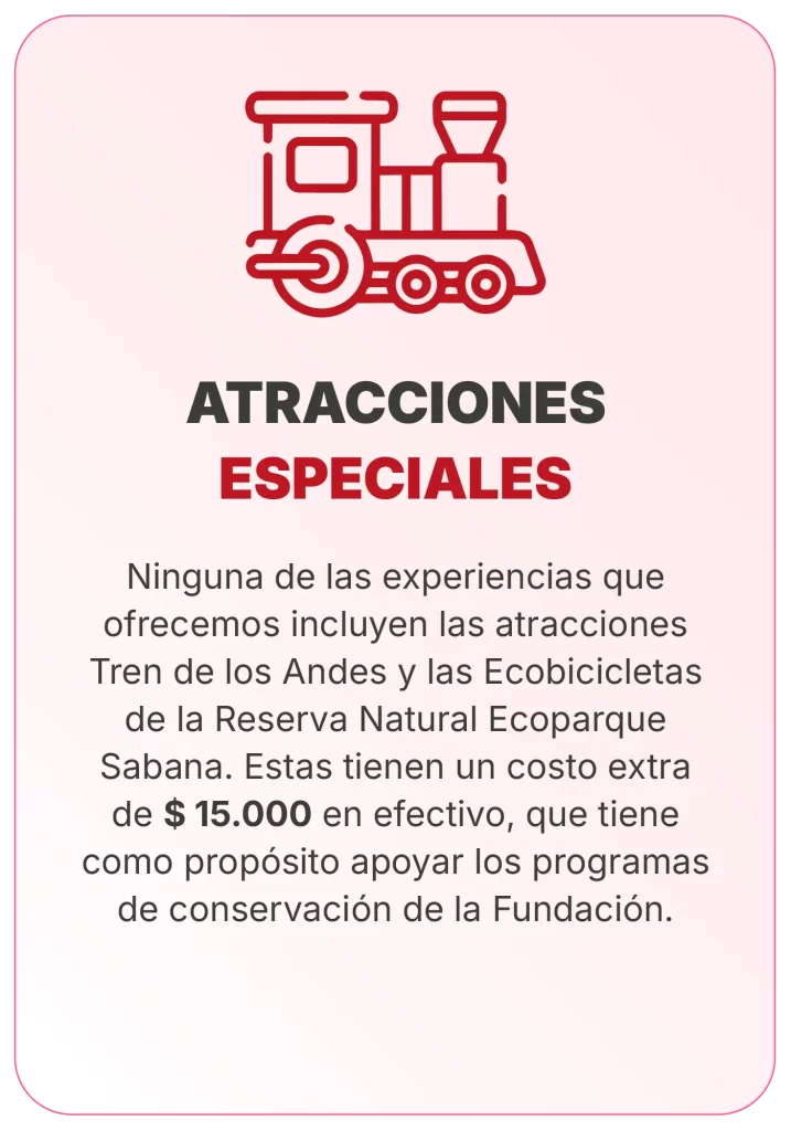 ATRACCIONES ESPECIALES