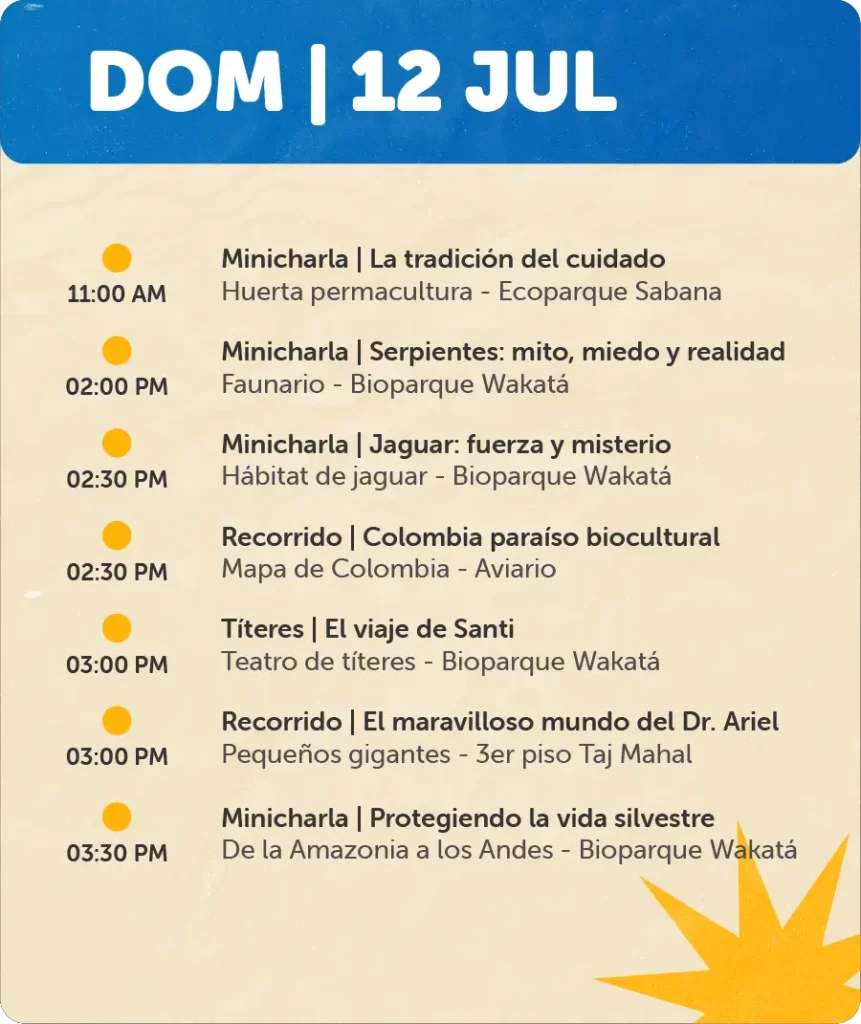 -Programaciones fin de semana julio 2026