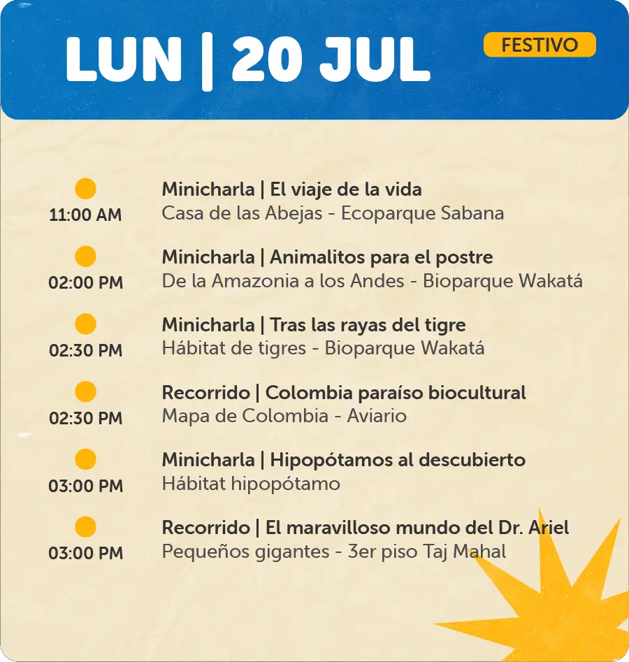 -Programaciones fin de semana julio 2026