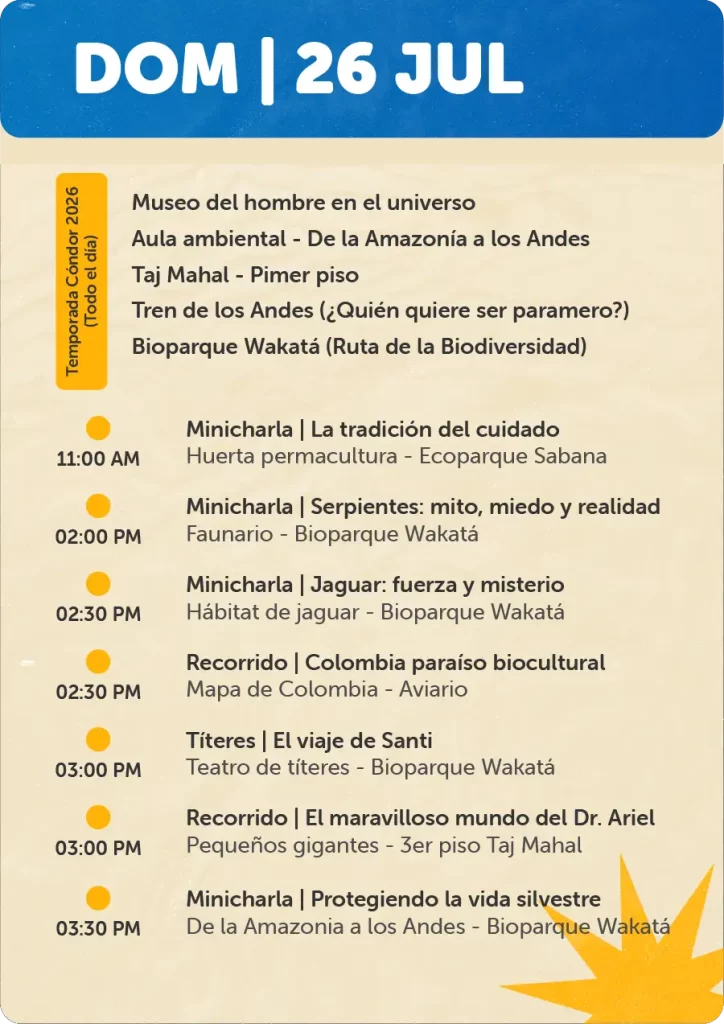 -Programaciones fin de semana julio 2026