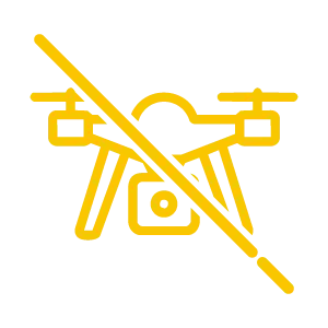 Icono prohibido dron