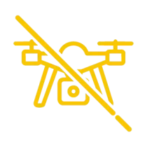 Icono prohibido dron