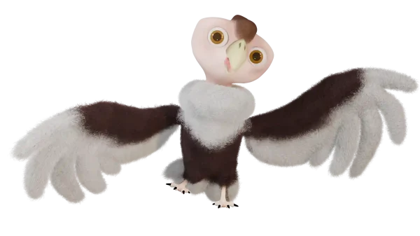 rafiki animado caricatura personaje