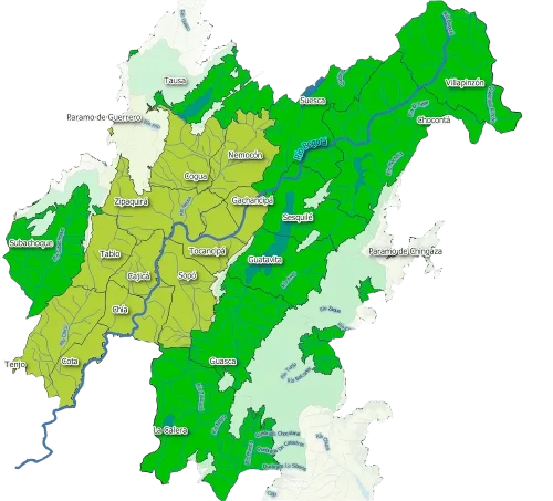 municipios de influencia del programa arboles para mi pais